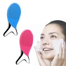 Electric Face Cleaning Machine Guasha Massage Tool Usb Charging Facial Washer Vibration Face Cleanser Portable Facial Cleaner