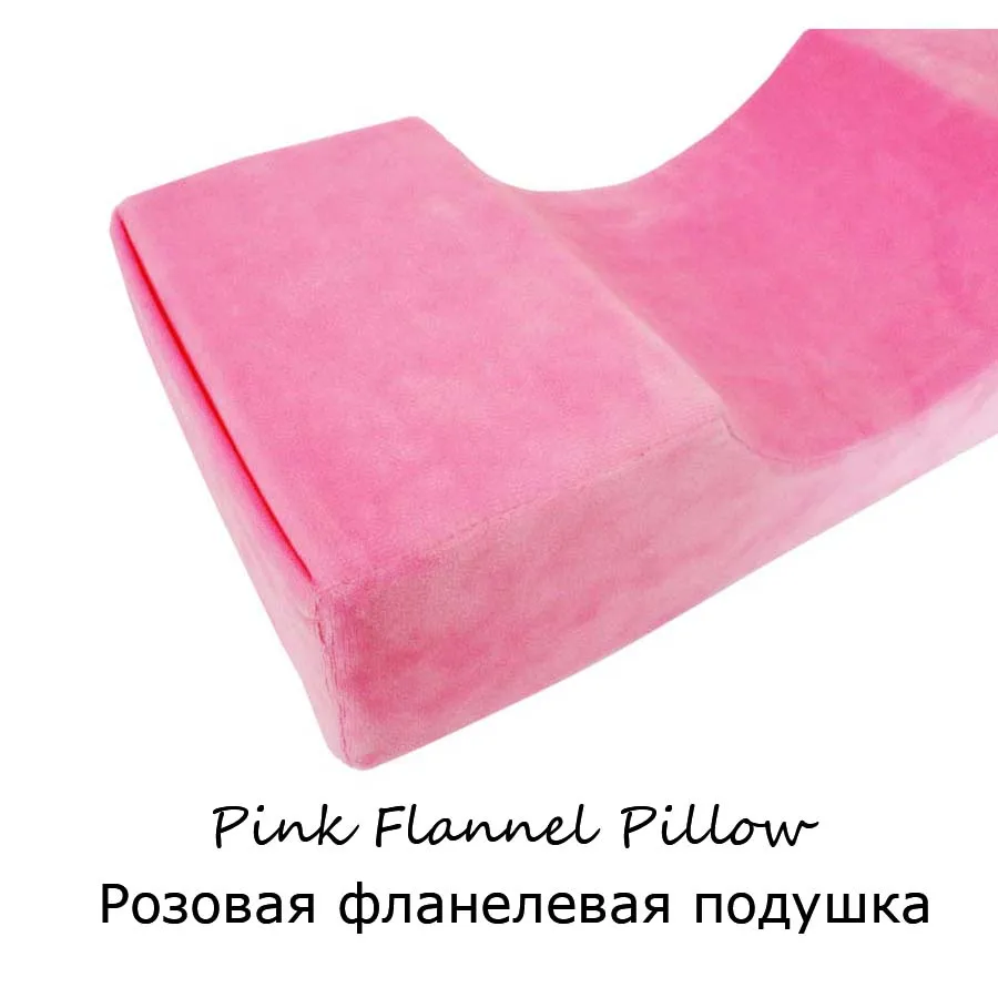 Pink Flannel Pillow Фланелевая подушка для наращивания ресниц, привитые ресницы, для салонного использования, подушка для шеи, для наращивания ресниц, поставки, профессиональная полка для подушки - Цвет: Pink Flannel Pillow