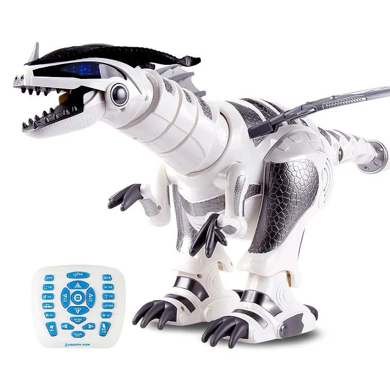 Детский игрушечный динозавр с дистанционным управлением, интеллектуальное моделирование, животное, будет ходить, Электрический тираннозавр, робот для мальчиков 4-6 лет