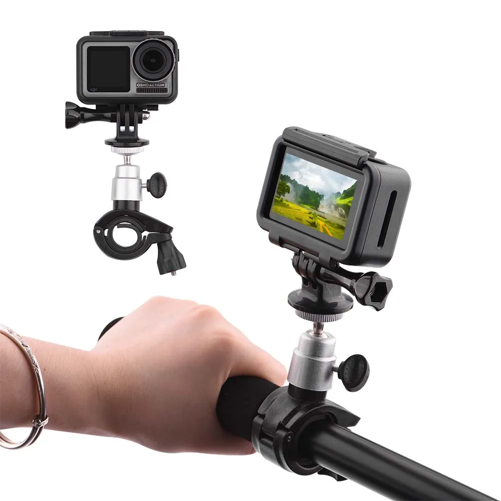 Мульти 360 Угол Cam Крепление Держатель для DJI Osmo экшн велосипеда Экшн камера