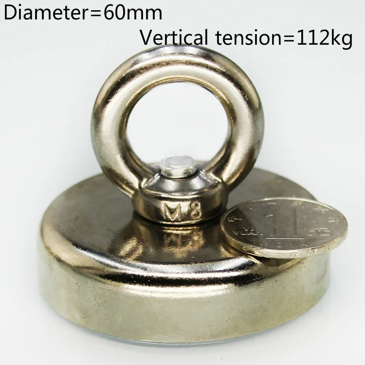 The diameter of 60mm salvage Super round strong steel fishing