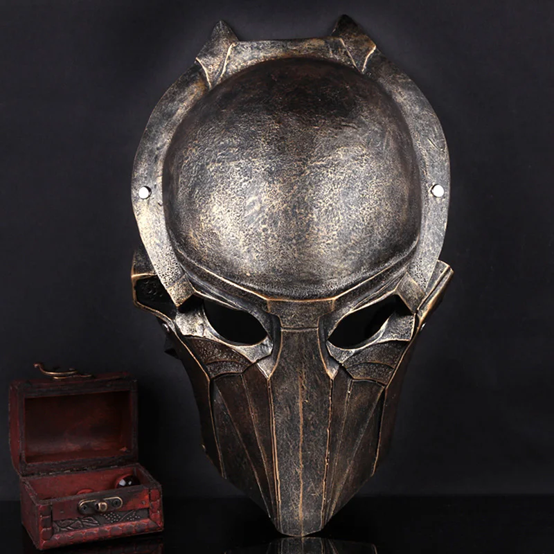 Resin Brown Predator Mask Eagle Mask Mascara Terror Movie Masks Party Masquerade Fancy Costume Cosplay Halloween Christmas Gift (2)