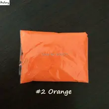 Ярко-оранжевый Цвет флуоресцентный пигмент Люминесцентная пудра, 500 г/лот украшения Флуоресцентный порошок для нейл-арта губная помада