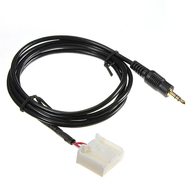 3.5MM AUX IN Input Audio Radio Male Interface Adapter Cable for MP3 for