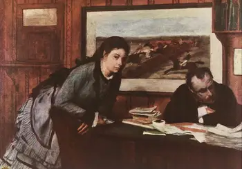

High quality Oil painting Canvas Reproductions Sulking (1869) By Edgar Degas hand painted
