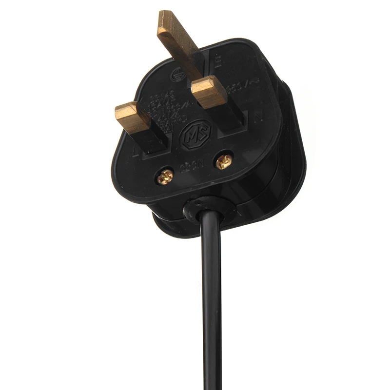 UK Plug Ретро металлический вращающийся светодиодный светильник в полоску, Вращающаяся лампа для парикмахерской, светильник для парикмахерской, открытый знак - Испускаемый цвет: UK Plug
