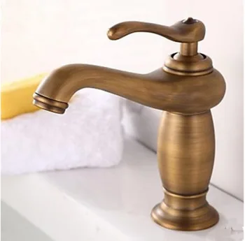 

Factory direct supply Single antique copper basin faucet