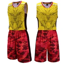 Высокое качество мужской женский баскетбол трикотажные наборы командная Униформа спортивный комплект одежды рубашки шорты костюмы боковые карманы Индивидуальные печати