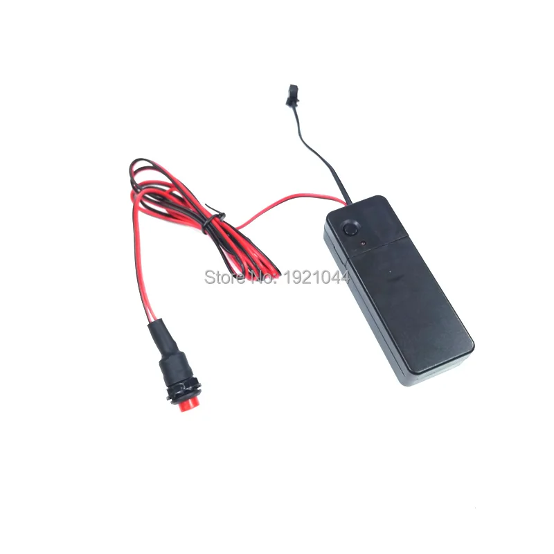 

DC-3V Steady on EL inverter or EL Driver For 1-10meter EL wire/EL strip With button Powered by 2-AA Battery For Party Decoration