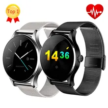 K88H Bluetooth Smart Watch Classic Health Metal Smartwatch with Heart Rate Monitor for Android IOS Phone