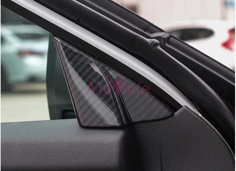 Для Toyota Camry 2018 внутренняя цветная панель из углеродного волокна для двери окна