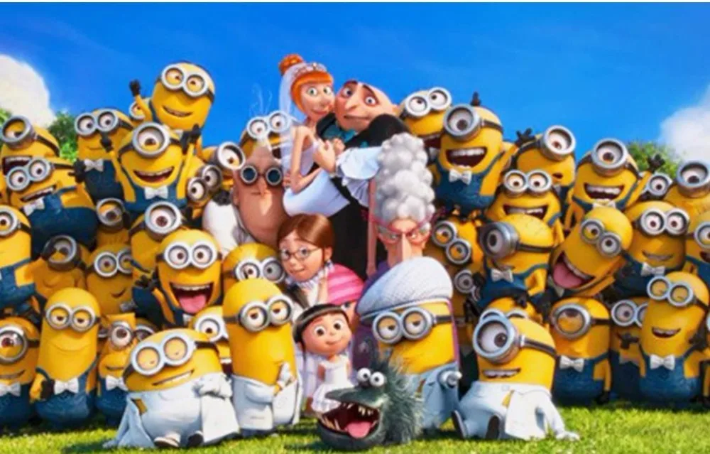 

Minions family Diamond embroidery full drill cross stitch crystal round diamond sets unfinish decorative diy diamond painting