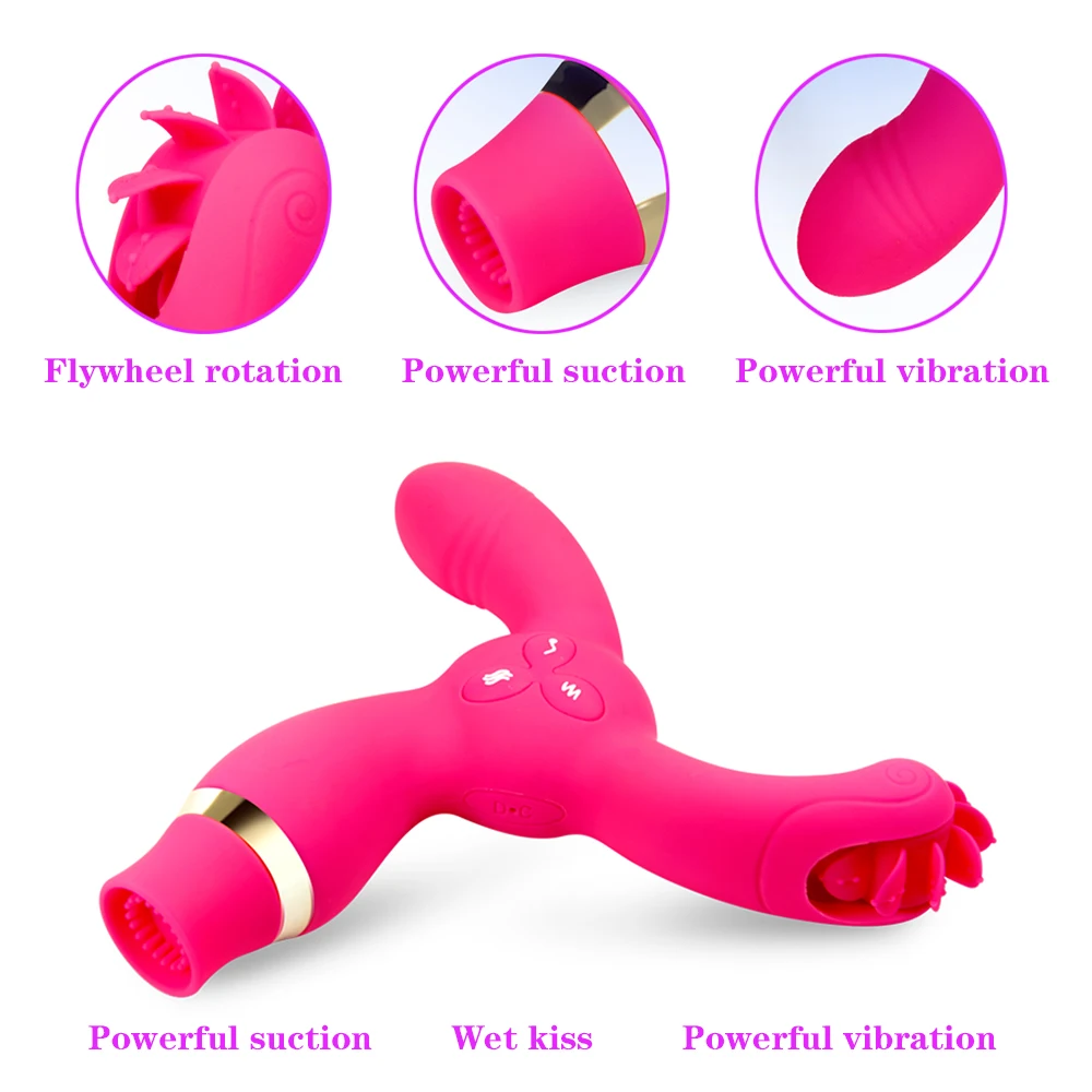 Tongue Vibrator Female Orgasm lick Rotation Dildo Vibrator Clitoris Stimulate Erotic Sex Toys For Woman G-spot Sex Adult Product (16)