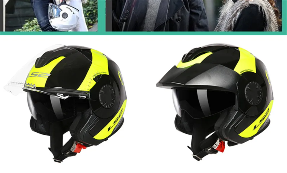 Ls2 OF570 Verson Technik Jet шлем мобильный мотоциклетный скутер Capacetes De Motociclista Casco Moto Casque Moto cask