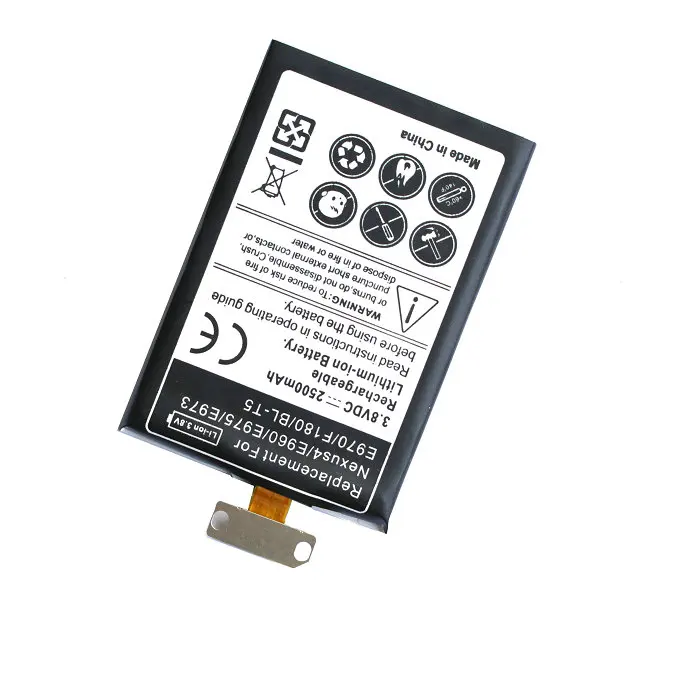 Запасной литий ионный аккумулятор Ciszean 2500 мАч для LG Google Nexus4 Nexus 4 Optimus G E960 E970 E973 E975