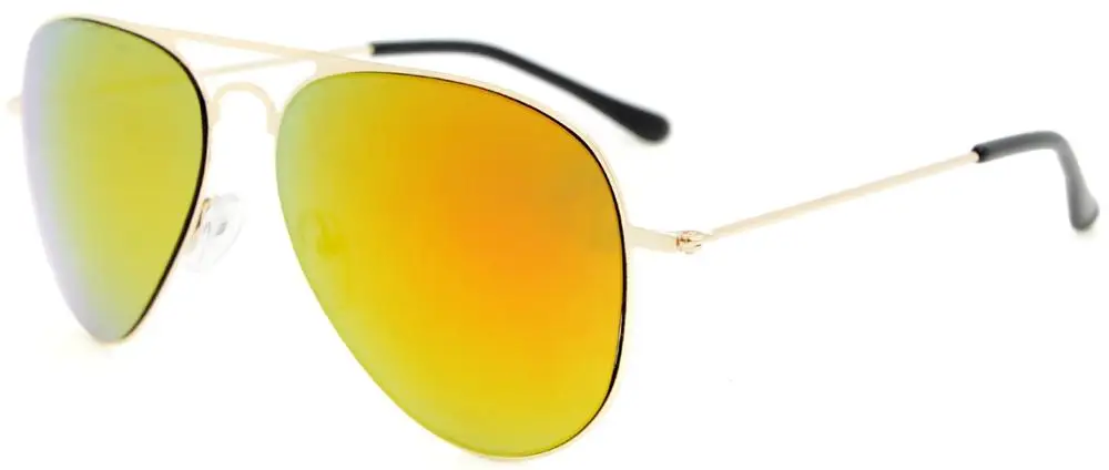 S15018 Eyekepper Детские подростковые От 8 до 16 лет солнцезащитные очки мальчики девочки - Цвет линз: Gold Red