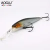 AOCLU NEW LURE wobblers  90mm 13g Hard Bait Minnow Crank fishing lure saltwater Bass Fresh VMC hooks 6 colors tackle ► Photo 1/6