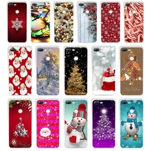 76SD Мягкий силиконовый чехол для телефона из ТПУ с новогодней елкой и снегом, чехол для телефона huawei Honor 8 9 Lite 8X p 9 lite
