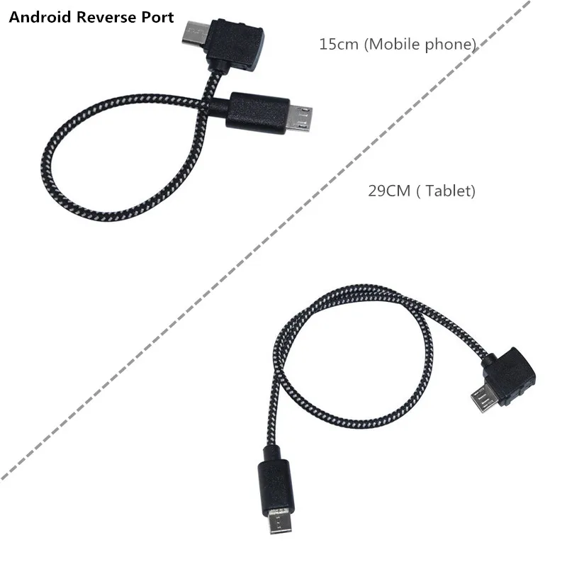 Remote Control Data Cable  Connecting Mobile phone Tablet  Line For DJI Spark Drone accessories for Android Micro  Type-c 4 (2)