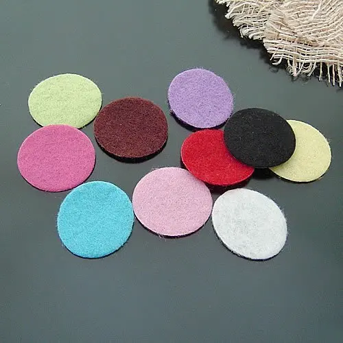100 PCS DIY 3.8CM 4CM Round Felt fabric pads accessory circle felt pads