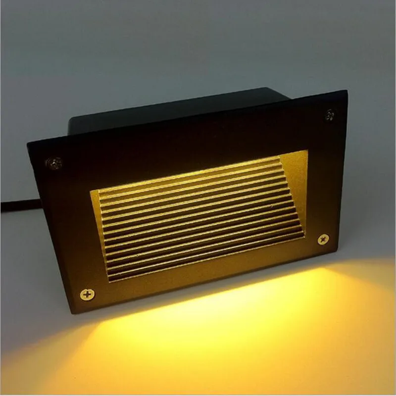 3*3W Super Bright LED Underground light Skirting the Footlights Stair Lights Square Buried Lamps