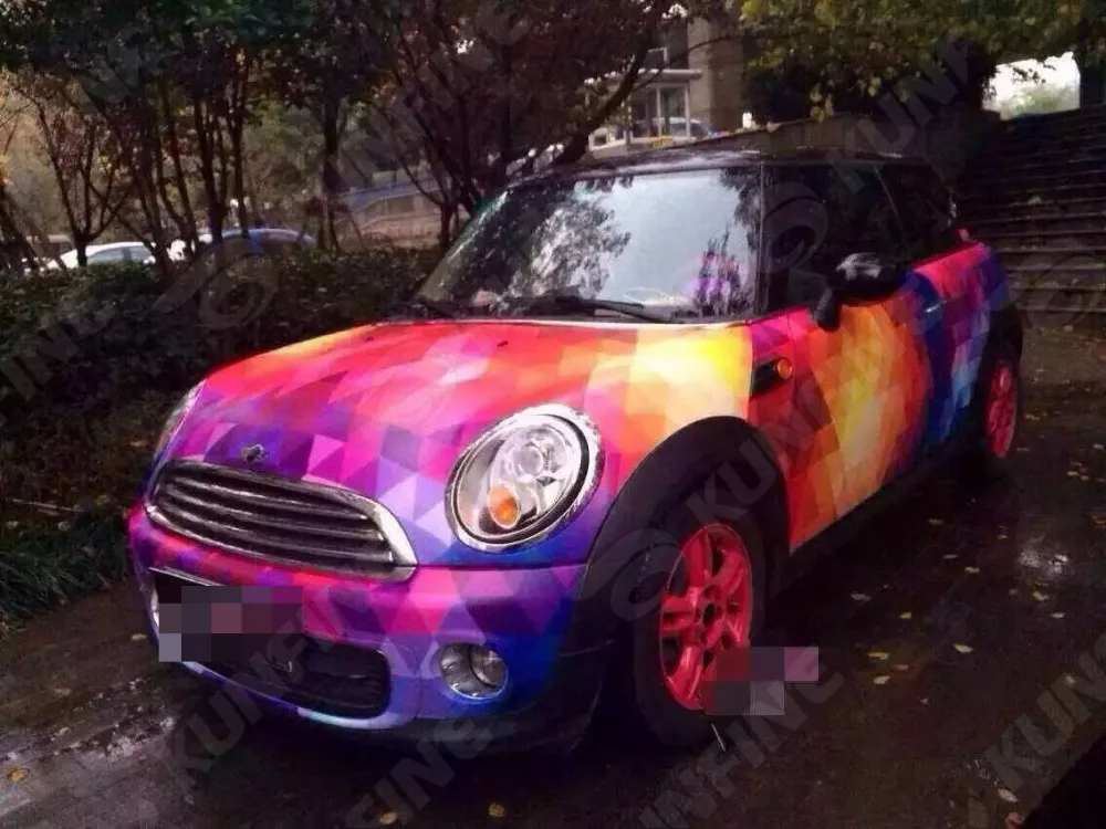 Coloful Car Vinyl film 2