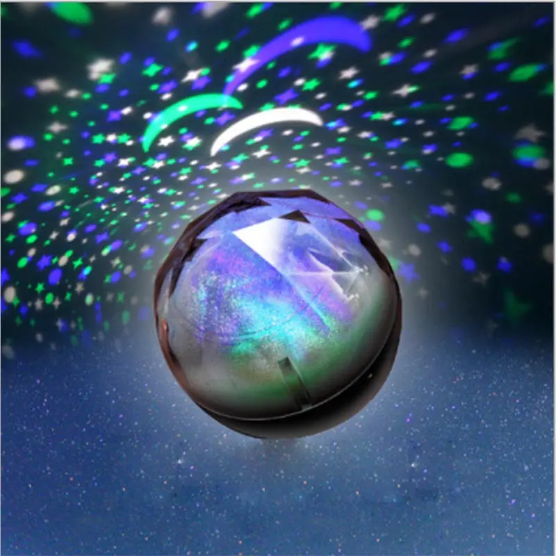 Magic Universe Earth Moon LED Projection Lamps 3D Rotary Sound Bluetooth Holiday Night Lights Kids Christmas Decorative | Освещение