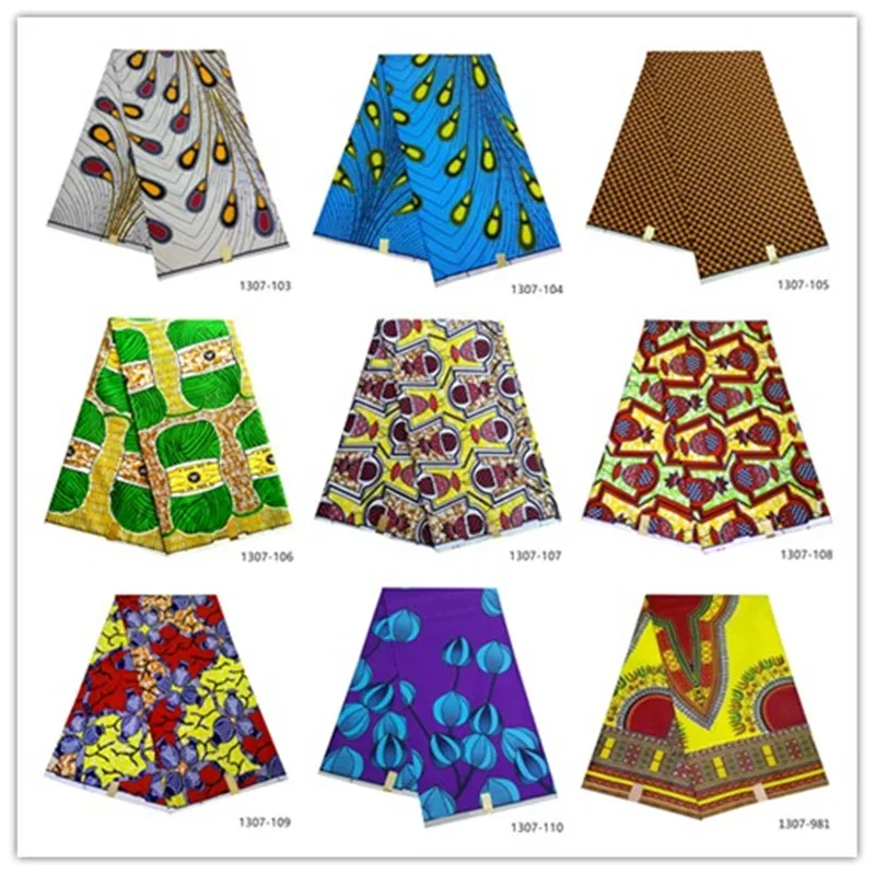 Женское платье из 100% полиэстера с воском и принтом в африканском стиле 6