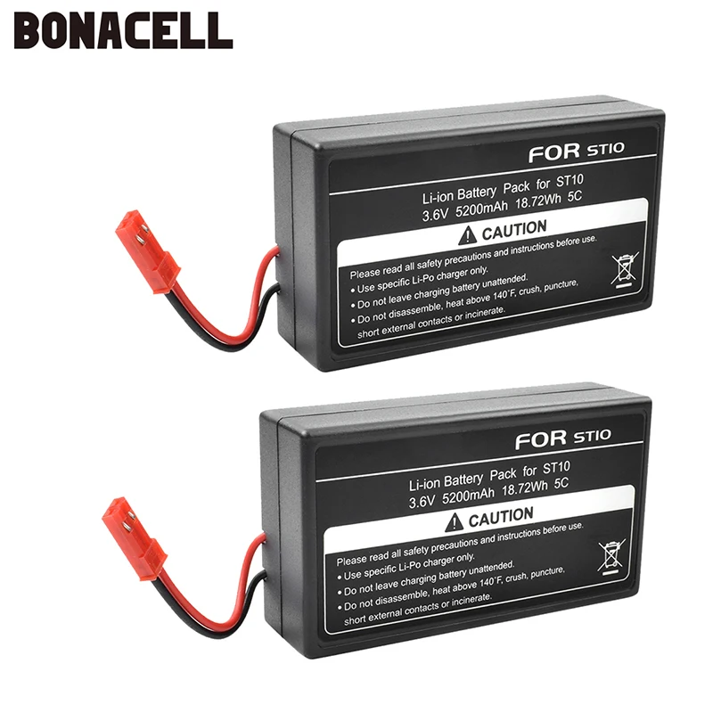 Bonacell 2 шт. YP 3 для Yuneec ST10 YUNEEC Q500 6 В 5200 мАч литиевая батарея RC Дрон аккумуляторная