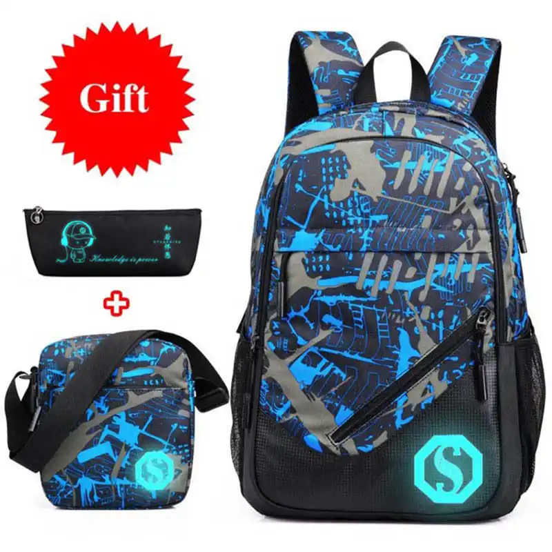 blue book bags school