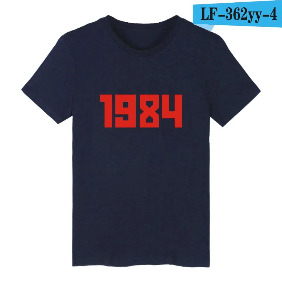 Футболка в стиле Харадзюку 1984 футболка Летняя хлопковая футболка с короткими рукавами и флагом Asap Rocky Skateboards 4xl - Цвет: as picture