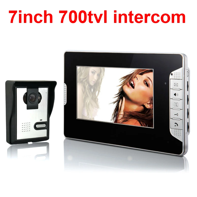 

HD 700Tvl cmos color video doorphone 7inch video intercom system