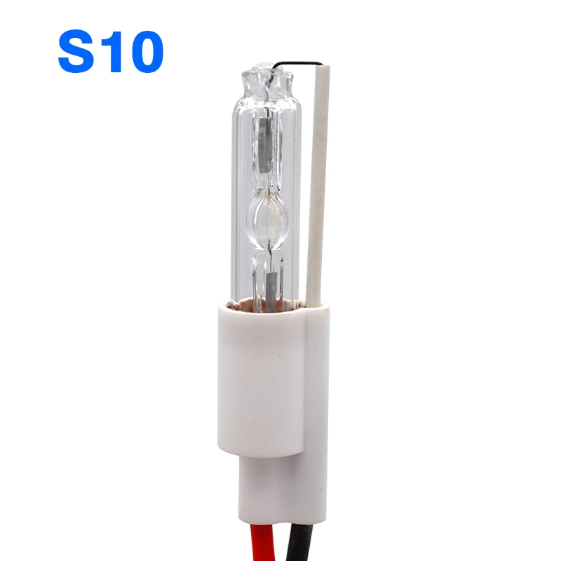 

SKYJOYCE 2PCS S10 10mm Special Replacement HID Bulb Ceramic Base For 2.8'' 3'' HID Projector Lens Bulb 3000K 4300K 6000K 8000K