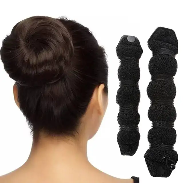 Online Shop 2pcs Women Hair Styling Former Magic Sponge Bun Maker