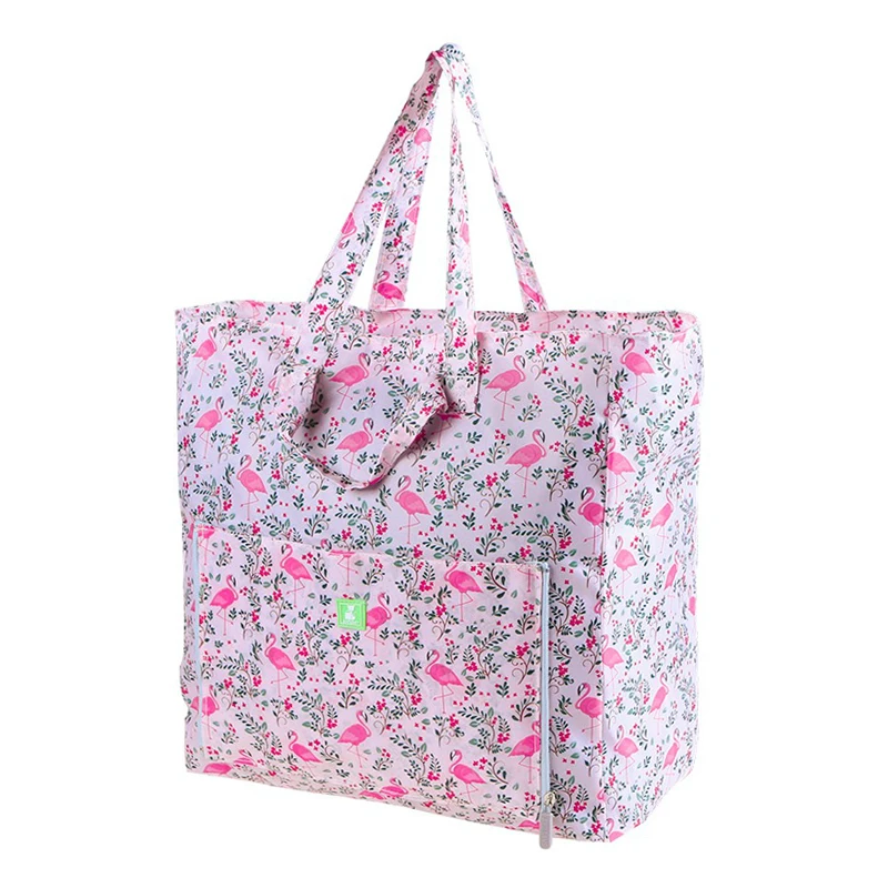 Фламинго Для женщин складные, дорожные сумки большой Ёмкость Портативный ткань чехол для хранения модные Чемодан аксессуары поставляет
