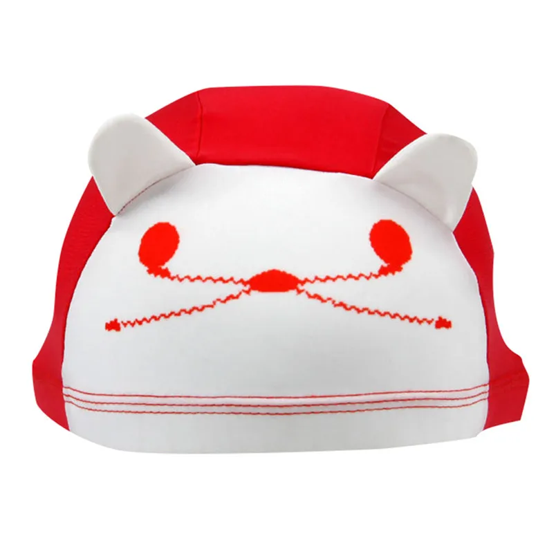 44x18 CM Nylon Kawaii Kids Swimming Hat Childrens Cartoon Cute Swimwear Cap For Baby Boys & Girls 35MA08 (4)