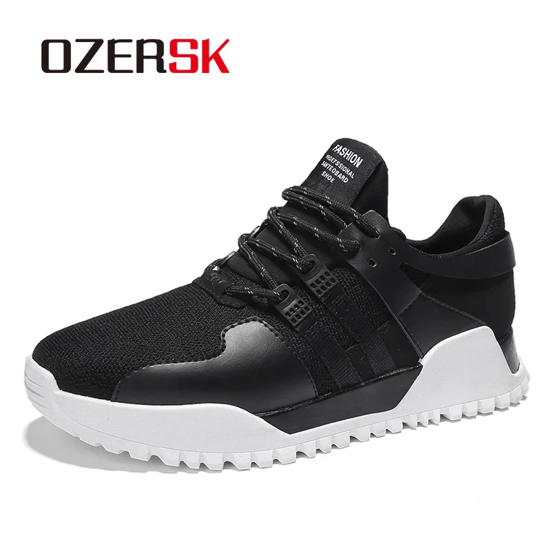 

OZERSK 2019 hot Sping and summer New men's casual shoes Breathable comfortable shoes walking shoes Sneakers size 39~44