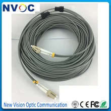 2 шт./лот, Крытый LC-LC бронированный 50 м DX(0,6 мм плотный буферный волокно) 62,5/125 LC UPC мм бронированный волоконно-оптический патч-корд перемычка