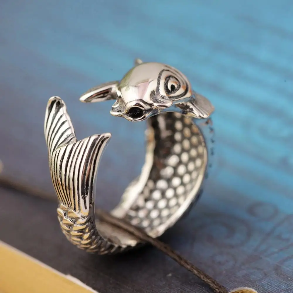 

Koi fish ring fancy carp jewelry