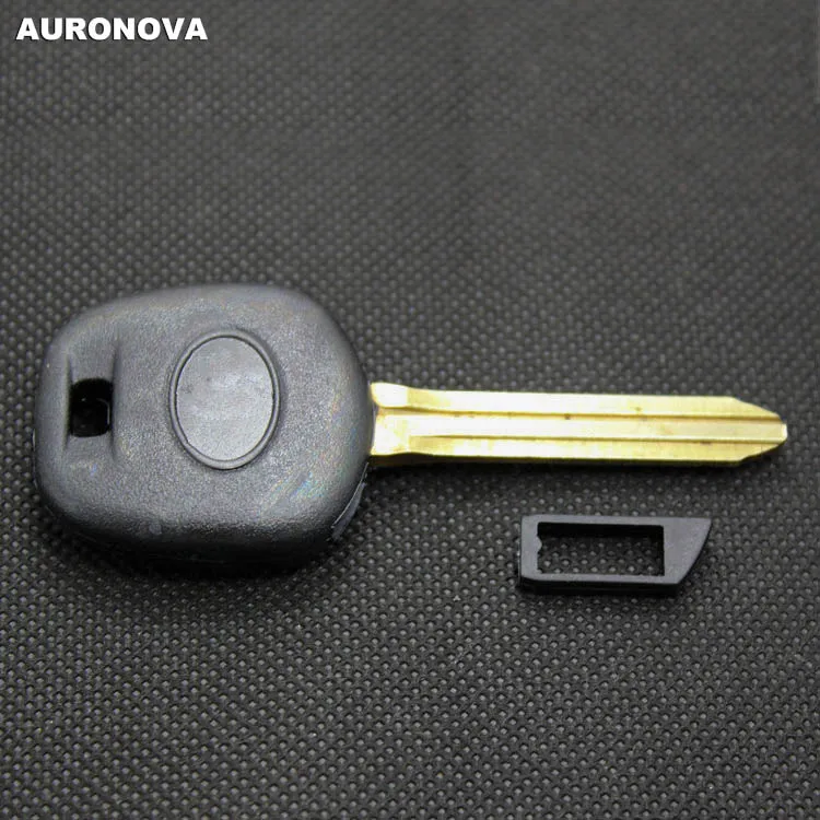 Auronva Сменный ключ для Toyota Corolla Camry Rav4 Toy43 лезвие Мягкий гель запасной чехол для ключа автомобиля