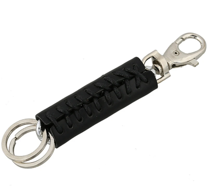 

K19001 Punk metallic llaveros ,Leather key chain