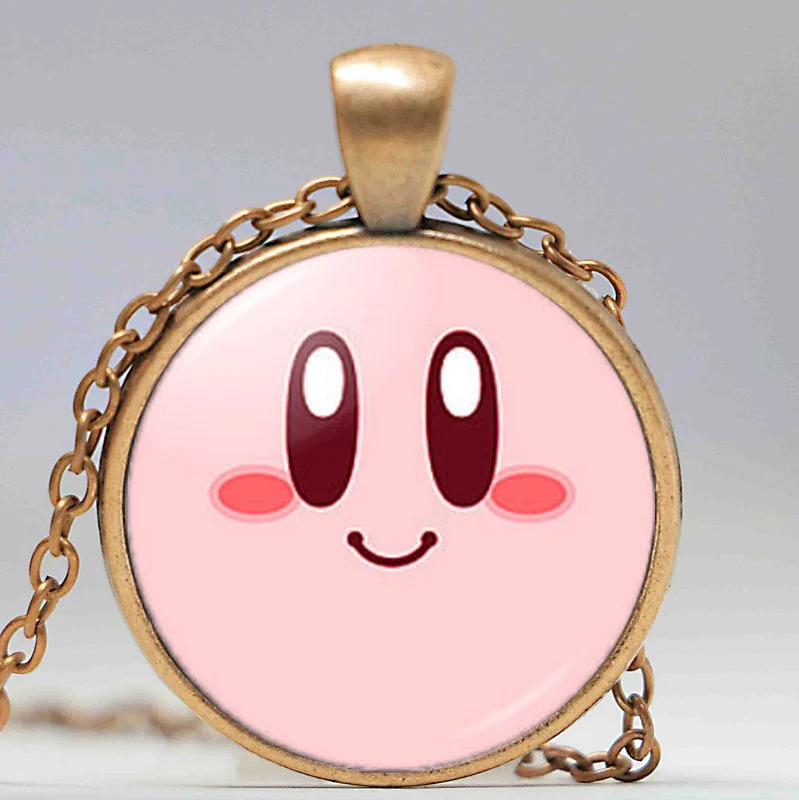 Бесплатная доставка серебряное ожерелье с изображением Kirby Bijoux Art ювелирные