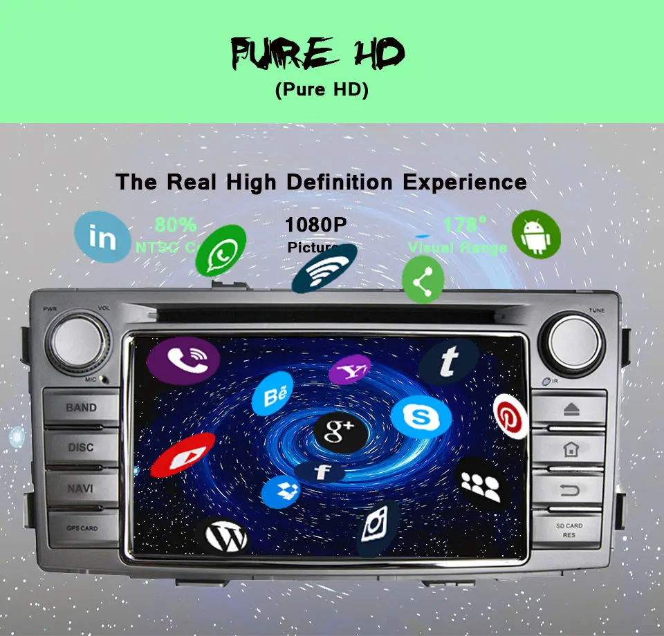 Автомобильный DVD плеер на android 10 0 для Toyota Hilux 2012 2015 автомобильное цифровое радио