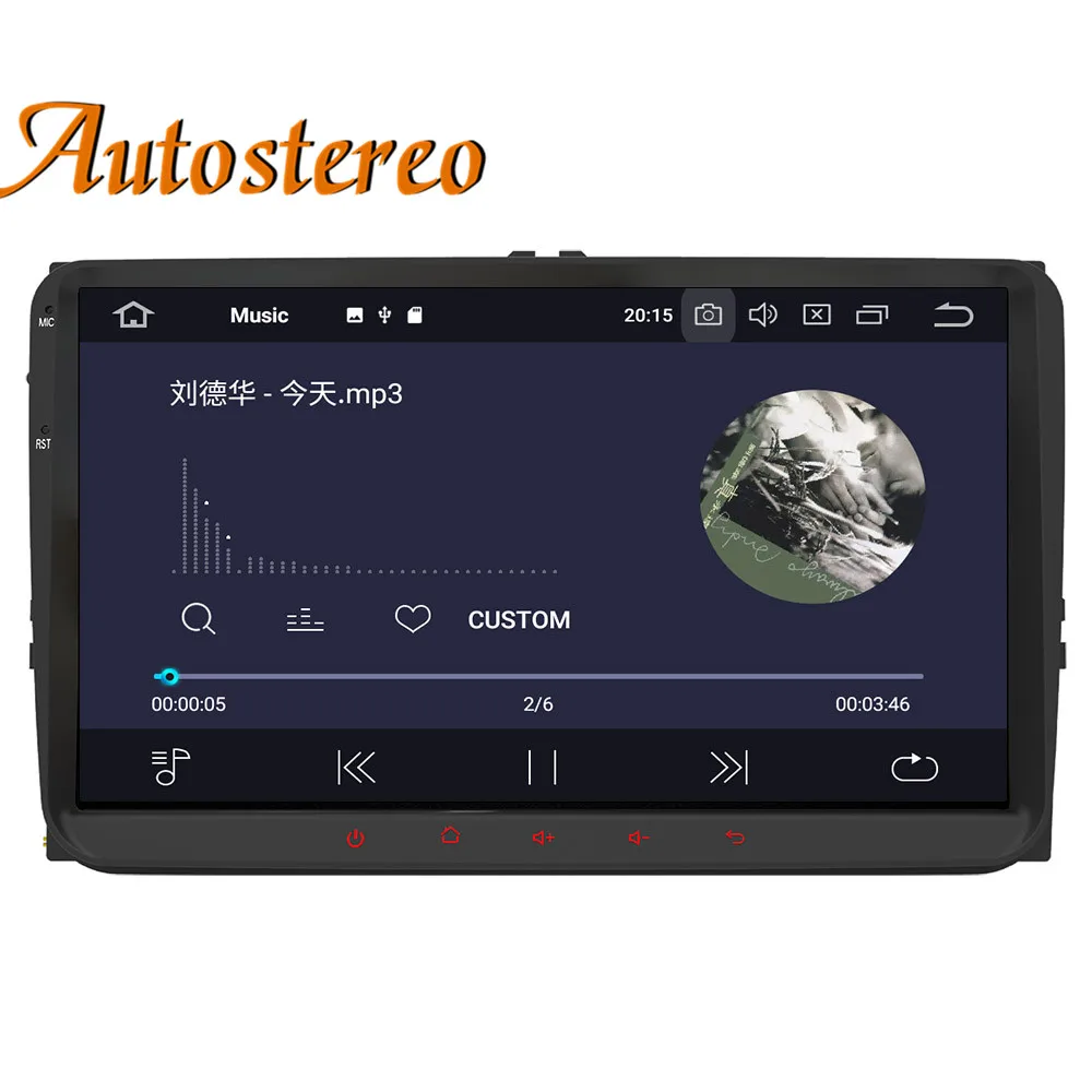 Best DSP MAX64 Android 9 Car NO DVD player GPS navination System For VW golf passat tiguan skoda multimedia AUTO radio tape recorder 5