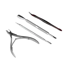Нержавеющая сталь ногтей щипчики для кутикул инструмент для удаления Маникюрные щипчики кроя Комплект нейл-арта