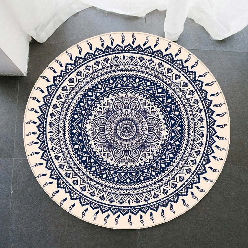 100cm Round carpet mandala home decorative parlor bedroom Area rugs, thicken flannel anti-slip water absorb, 3 sizes floor mat 100cm Round carpet mandala home decorative parlor bedroom Area rugs, thicken flannel anti-slip water absorb, 3 sizes floor mat