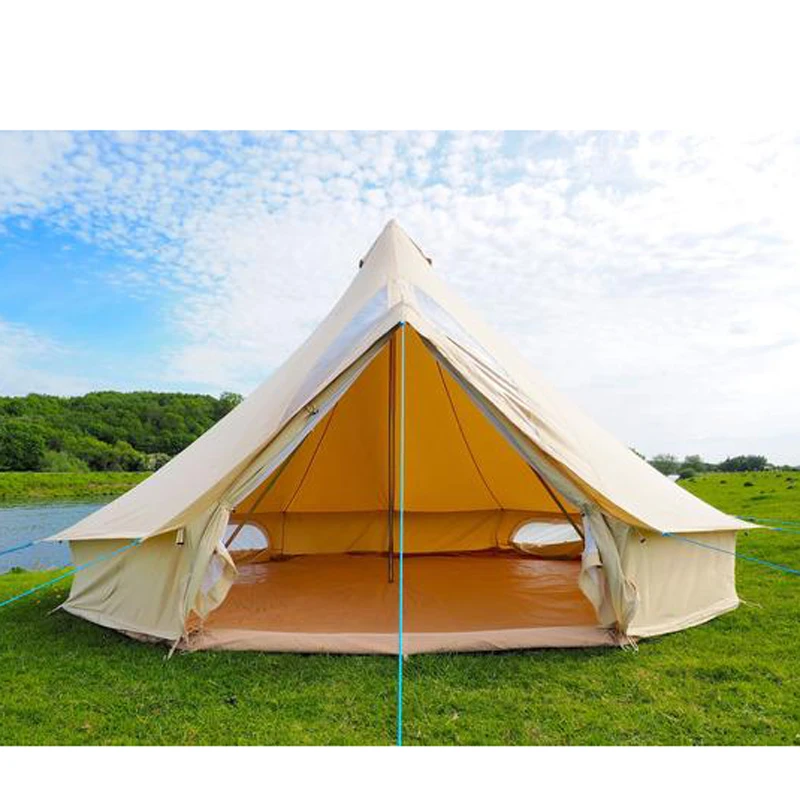 Viskeus fluweel Voetganger BT 3 3 m katoenen canvas bell tent camping zonder Schoorsteen Gaten goedkope  te koop|Tenten| - AliExpress