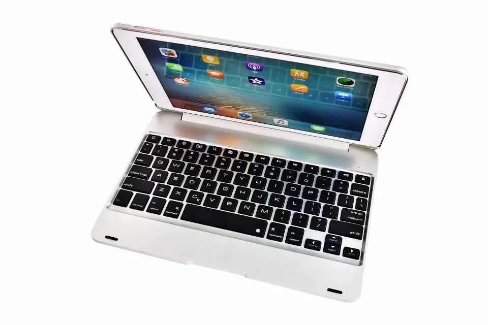 For ipad 2017 case 9.7 keyboard wireless bluetooth keyboard,ABS Plastic Folio Style Stand Protective bluetooth keyboard         1(40512)