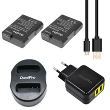 2pc EN-EL14 ENEL14A EN EL14 Battery + Dual USB Charger + AC Power Plug Adapter for Nikon D5200 D3100 3200 D5100 P7000 P7100