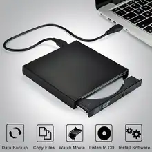 USB 2,0 внешний CD/DVD плеер оптический привод DVD rom CD RW USB 2,0 для ПК ноутбука Windows Burner Combo Reader Writer recorder